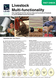 Livestock Multi-functionality Fact Sheet