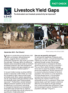 Livestock Yield Gaps Fact Sheet